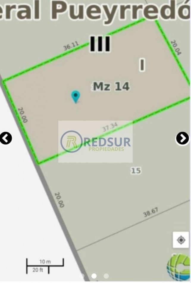 TERRENO 784 M2 