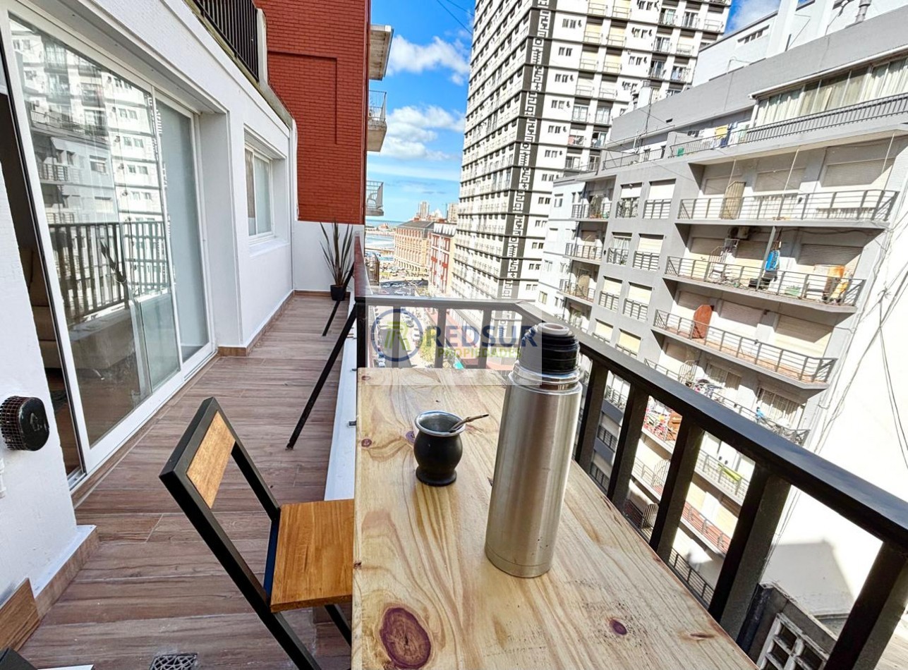 3 amb al fte con balcon terraza 