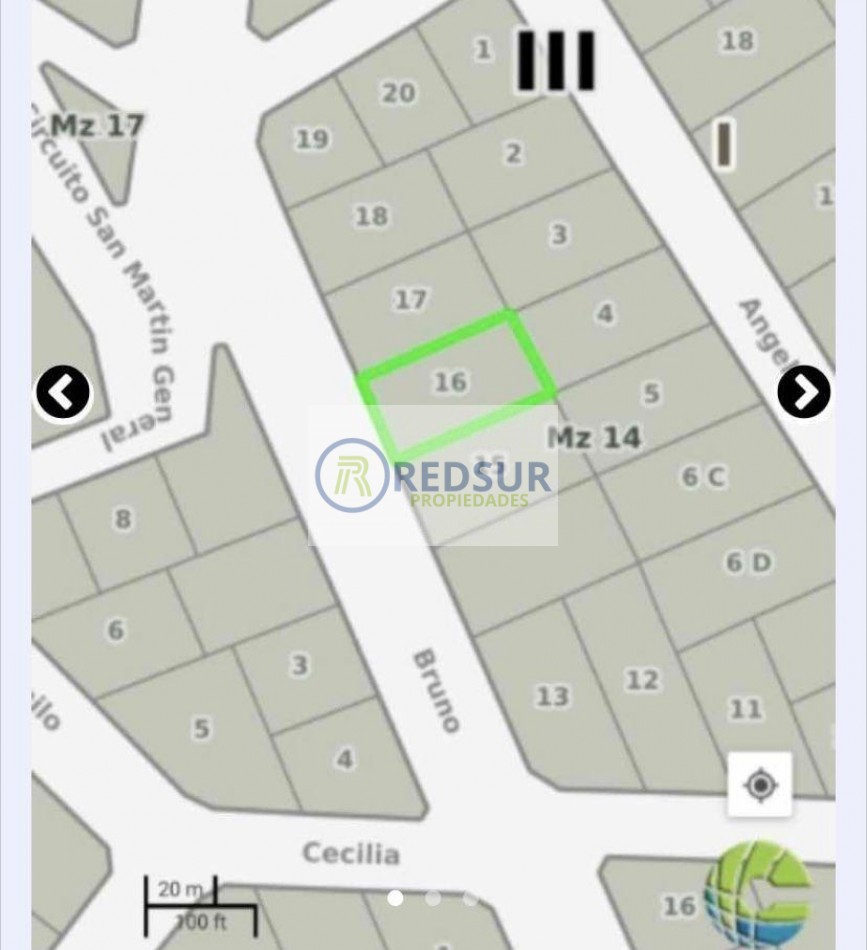 TERRENO 784 M2 